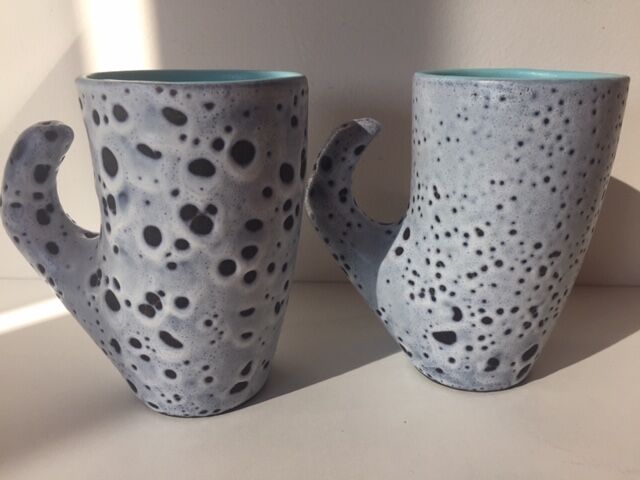 Mug sun fat lava vintage Vallauris