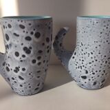 Mug sun fat lava vintage Vallauris