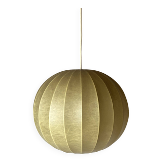 Lampe à suspension Cocoon de l'ère Spatiale de Goldkant, Allemagne, 1960s