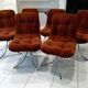 Suite of 6 chairs of italian vintage design year 1970