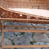 Moise wicker baby cradle