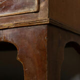 Commode georgian english secretary in mahogany, 1816