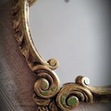 Wooden gilded mirror 51x31