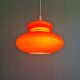 Suspension Space Age in opaline orange, 1960s-70s