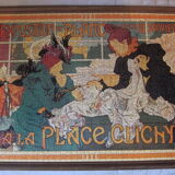 Art Nouveau puzzle Exhibition of white Monday, January 31 clichy Henry Thiriet