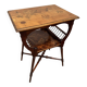 Table d’appoint / Lecture Style Esthétique Victorien, marqueterie 1880