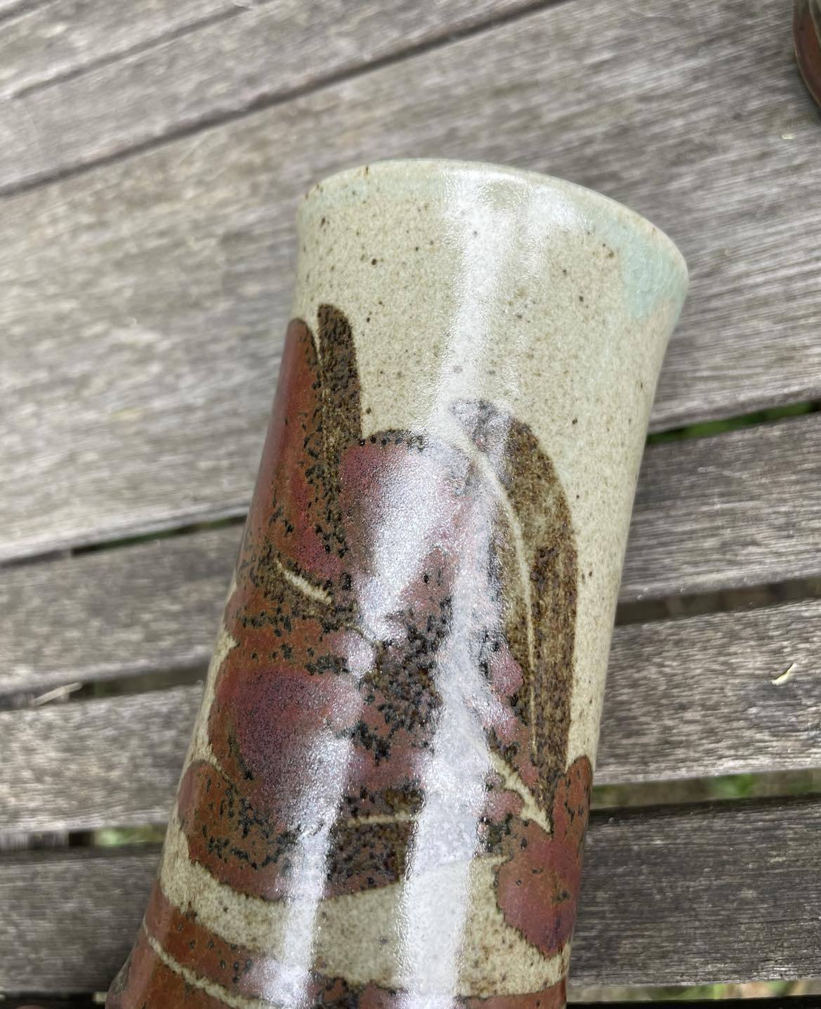 Service à café/tisane/orangeade en grès de la poterie Blanot