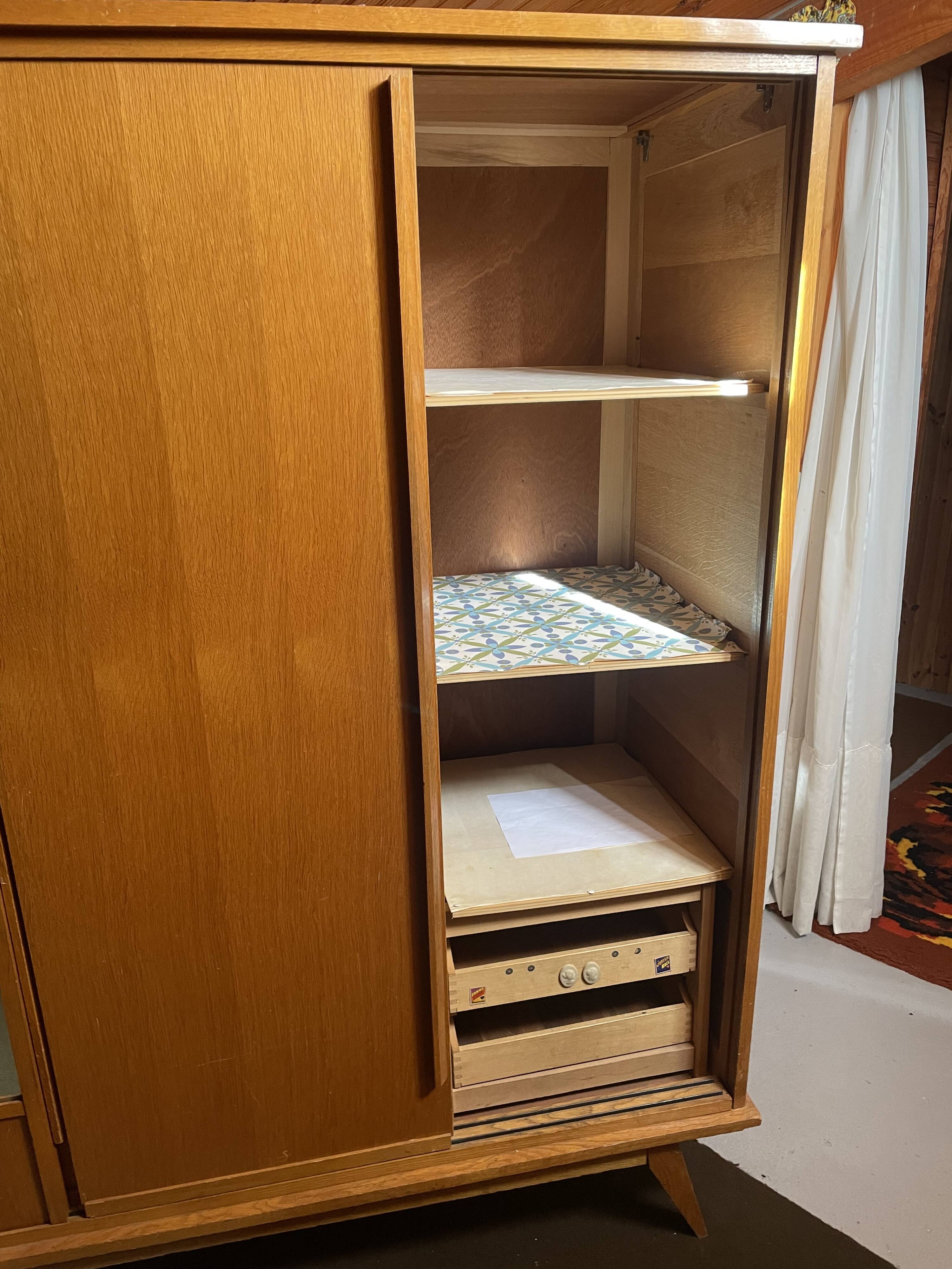 Penderie armoire vintage scandinave années 60