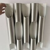 Applique vintage "Fuga XL", métal brossé, Raak Pays Bas 1970