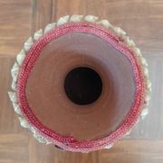 Vase vintage en coquillages