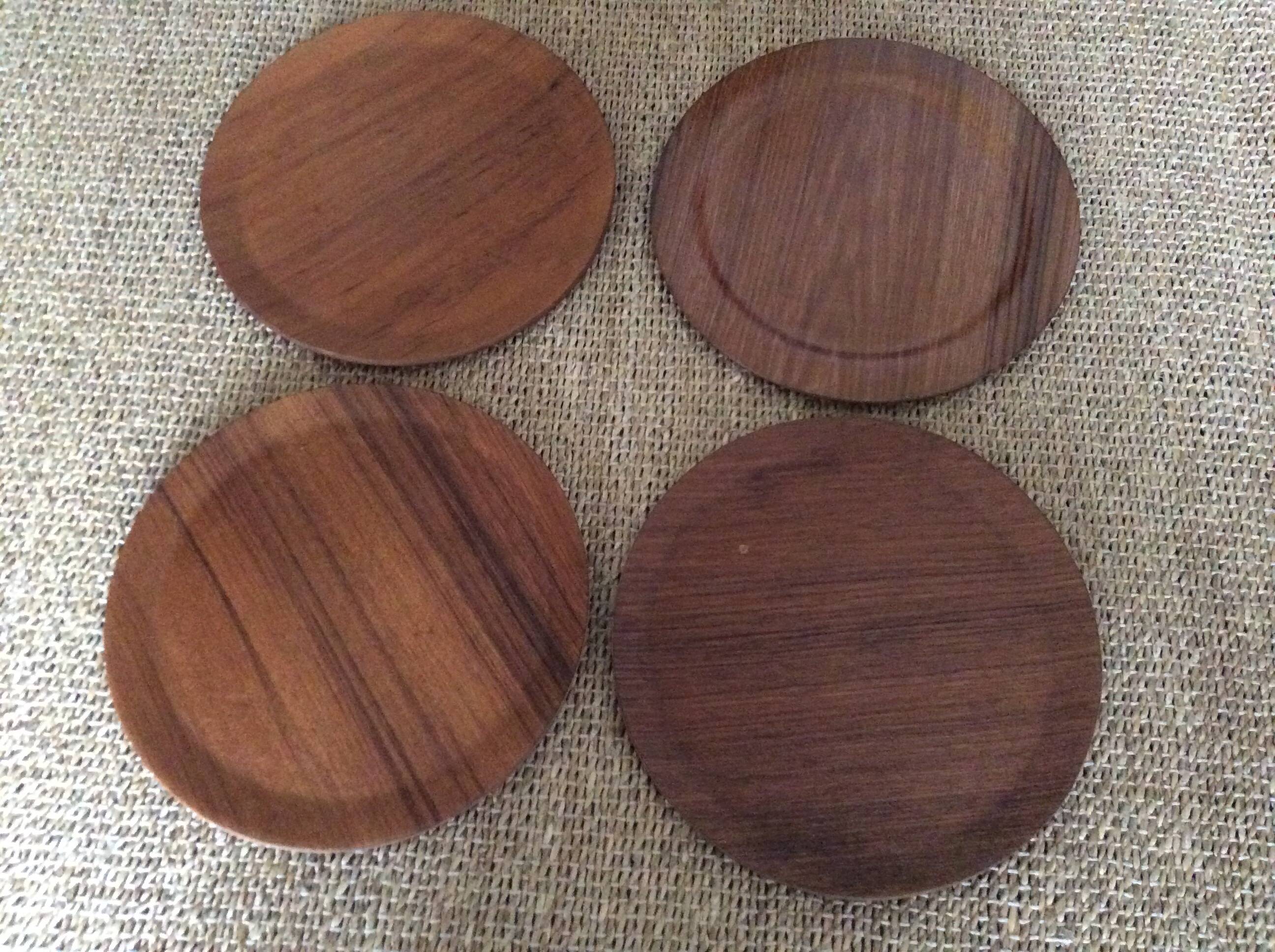 Wooden plates