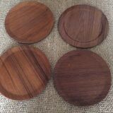 Assiettes en bois