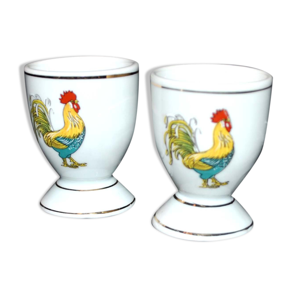 6 Coquetiers Porcelaine Blanche SZKKQKJ - 7x5.2cm | Pour Œufs à La Coque, Petit-Déjeuner Élégant