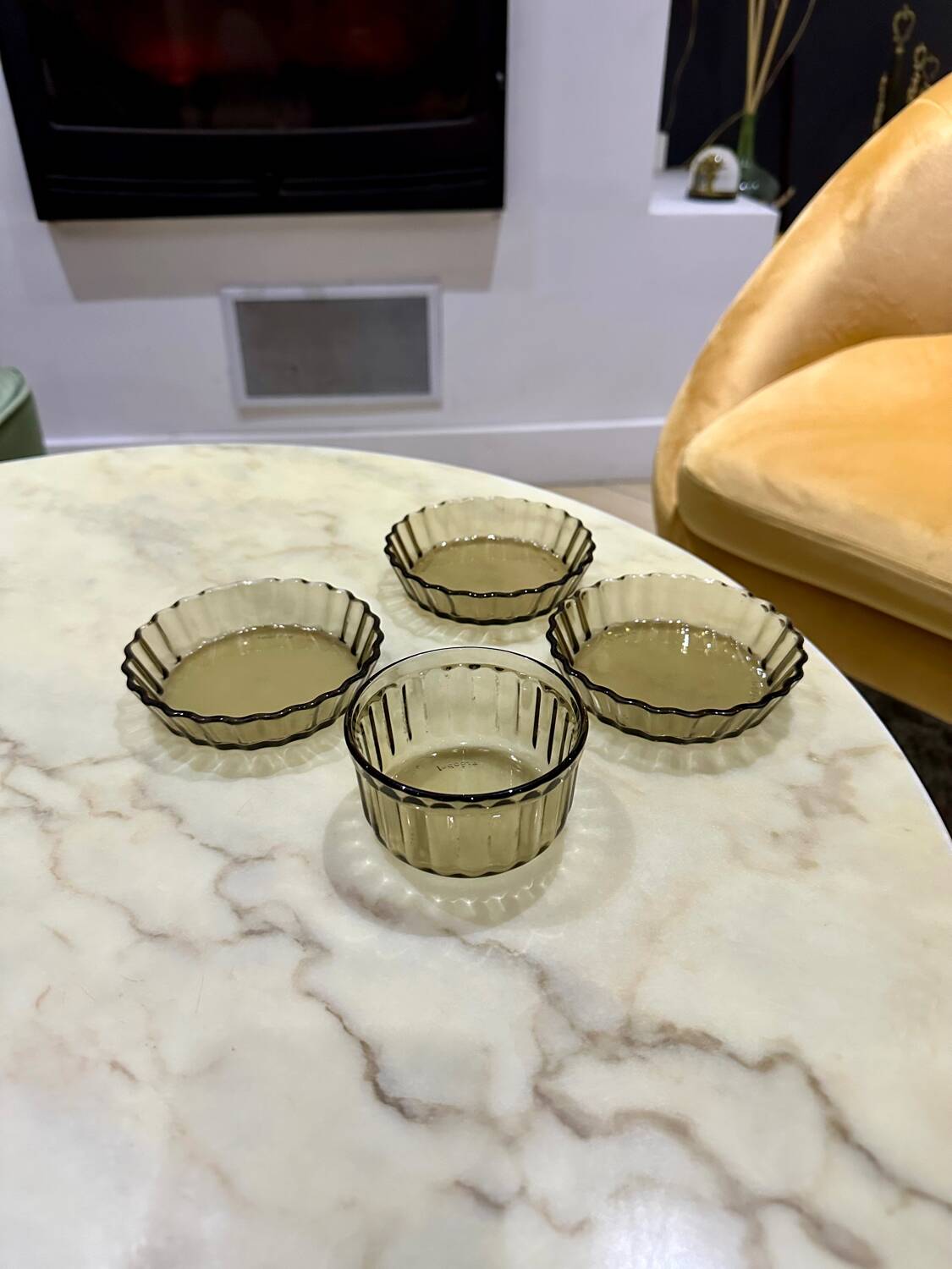 Lot of vintage glass ramekins/tartlet dishes