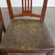 Set of 6 Original Antique Dutch Leather Dining Chairs