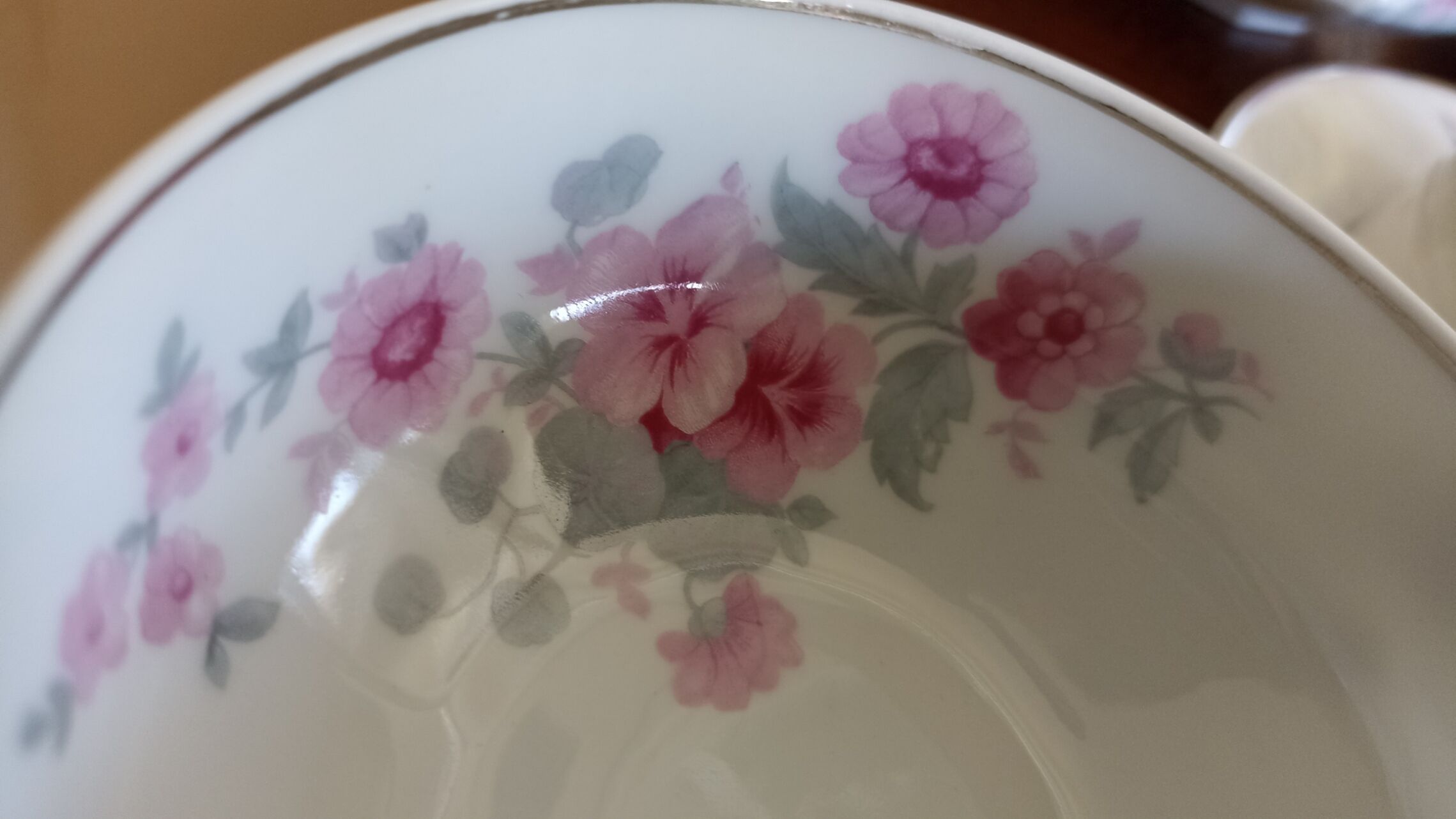 Tea set part by André Giraud - Limoges porcelain