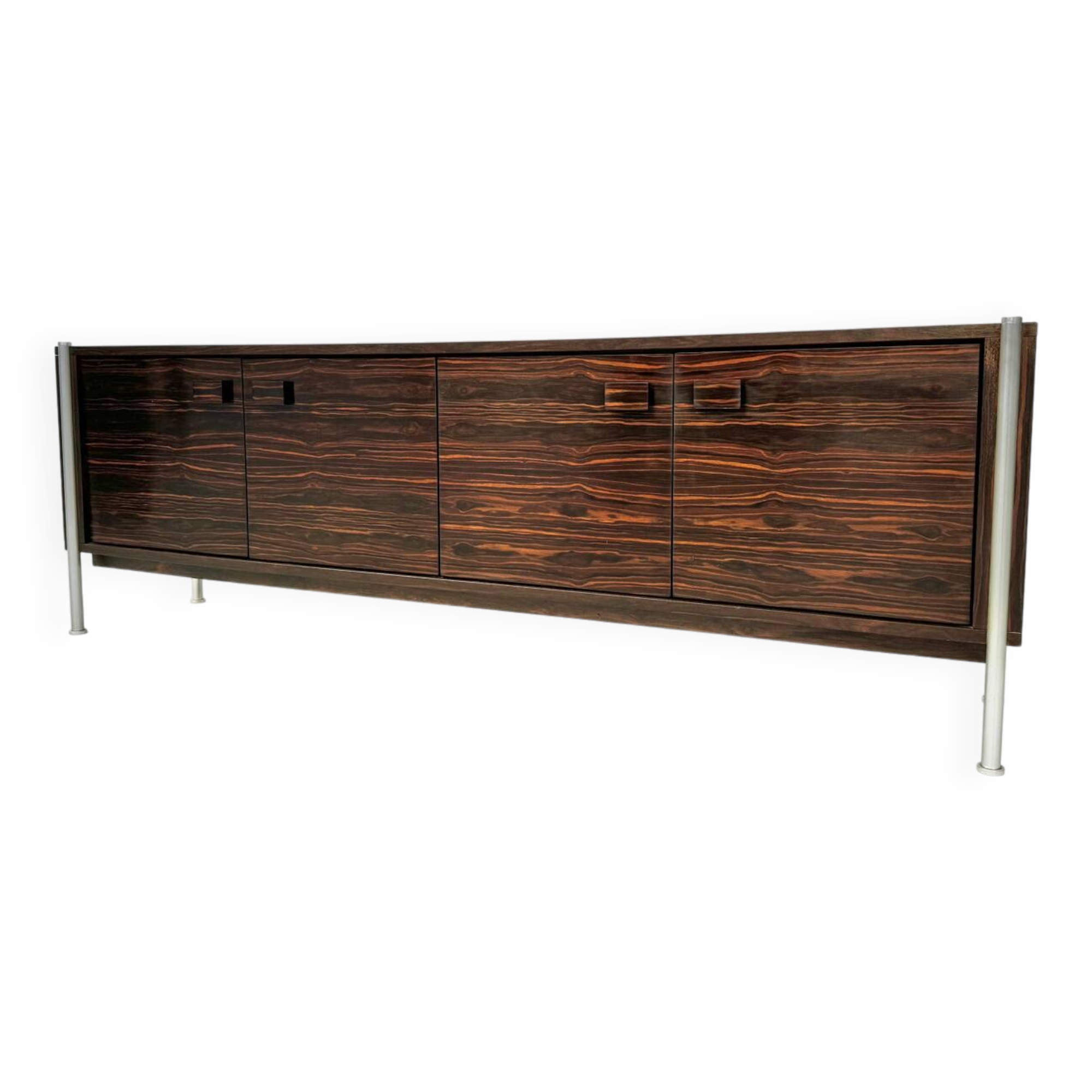 Buffet vintage en palissandre du Brésil, Belgique années 1970.