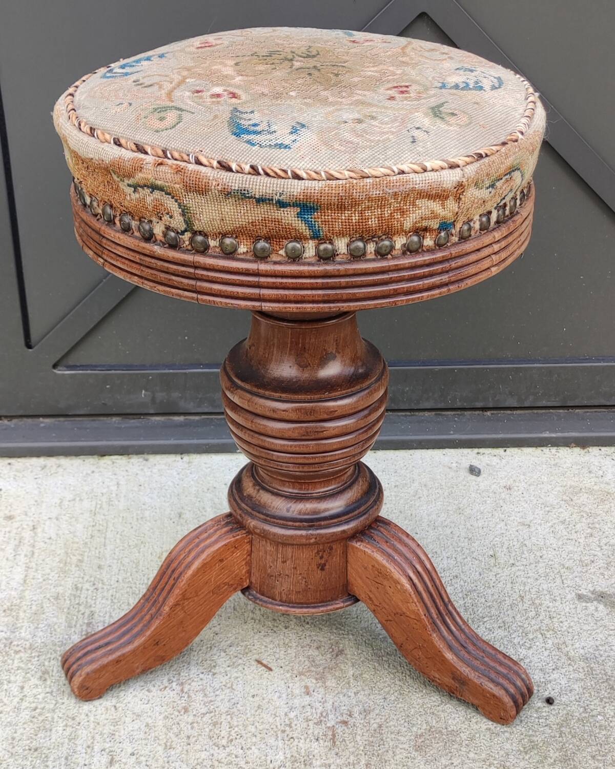 Old piano stool