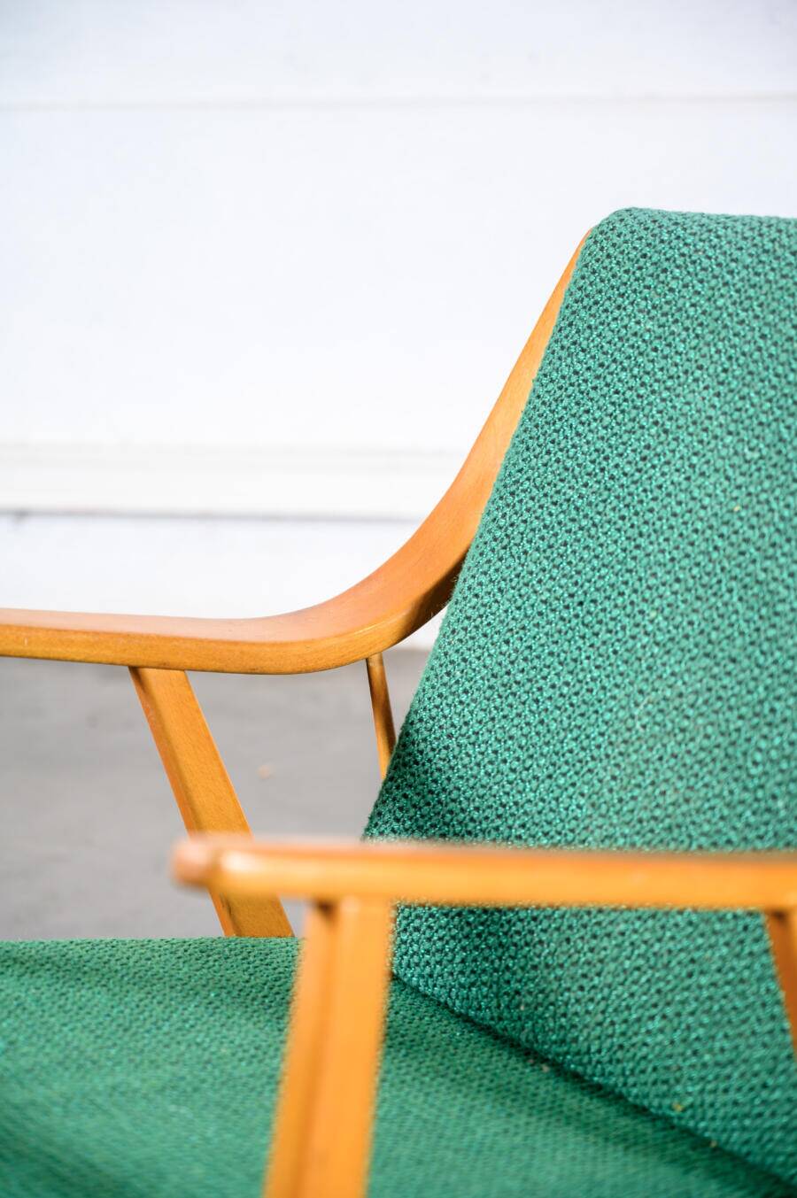 Vintage fan back armchair