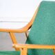 Vintage fan back armchair