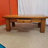 Solid elm coffee table