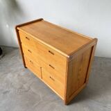 Commode pin années 1980