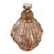 Flacon verre ciselé vintage diffuseur de parfum ancien