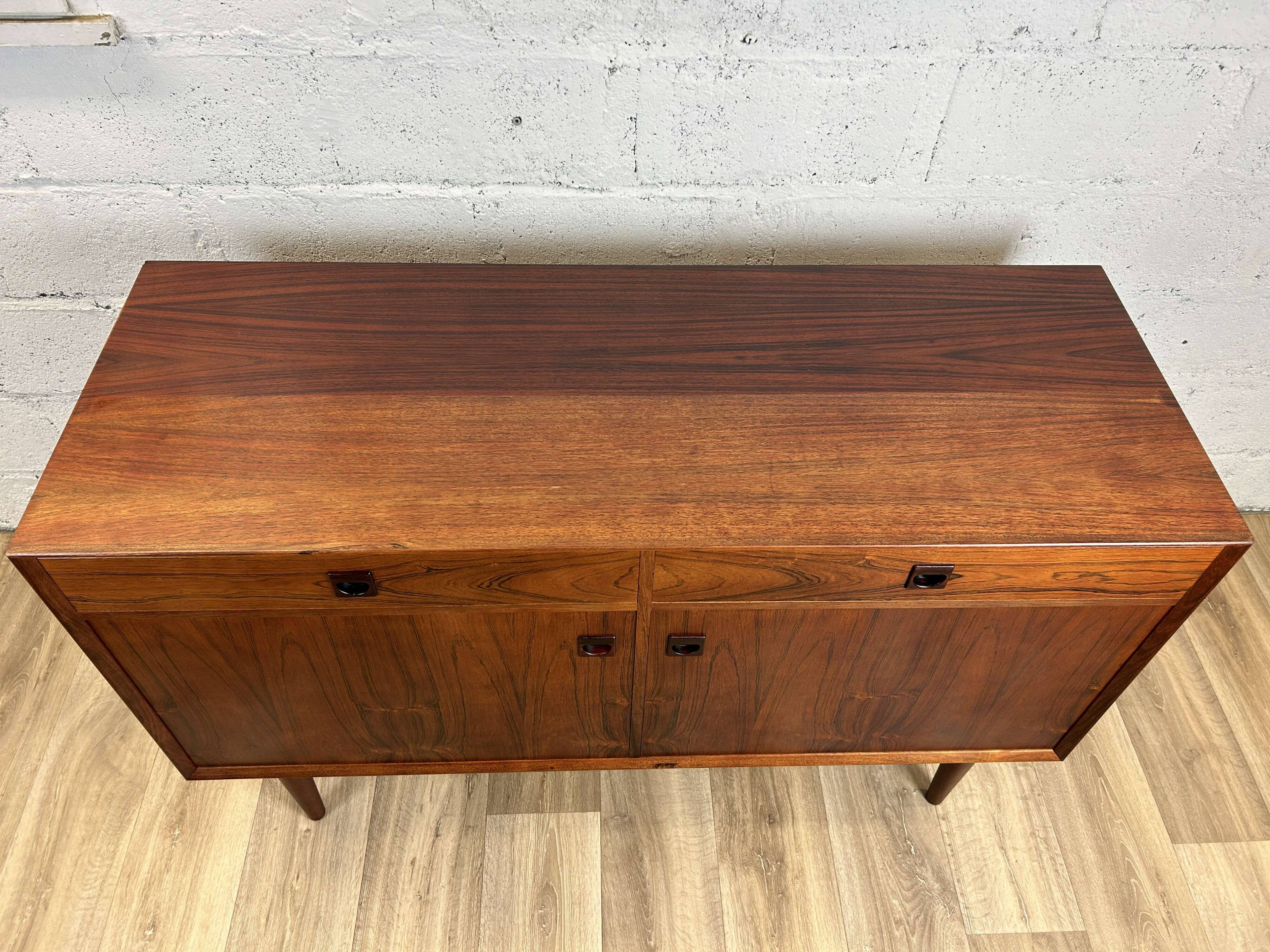 Vintage Scandinavian rosewood sideboard by Brouer, 1960s