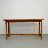 Solid pine table 1970s