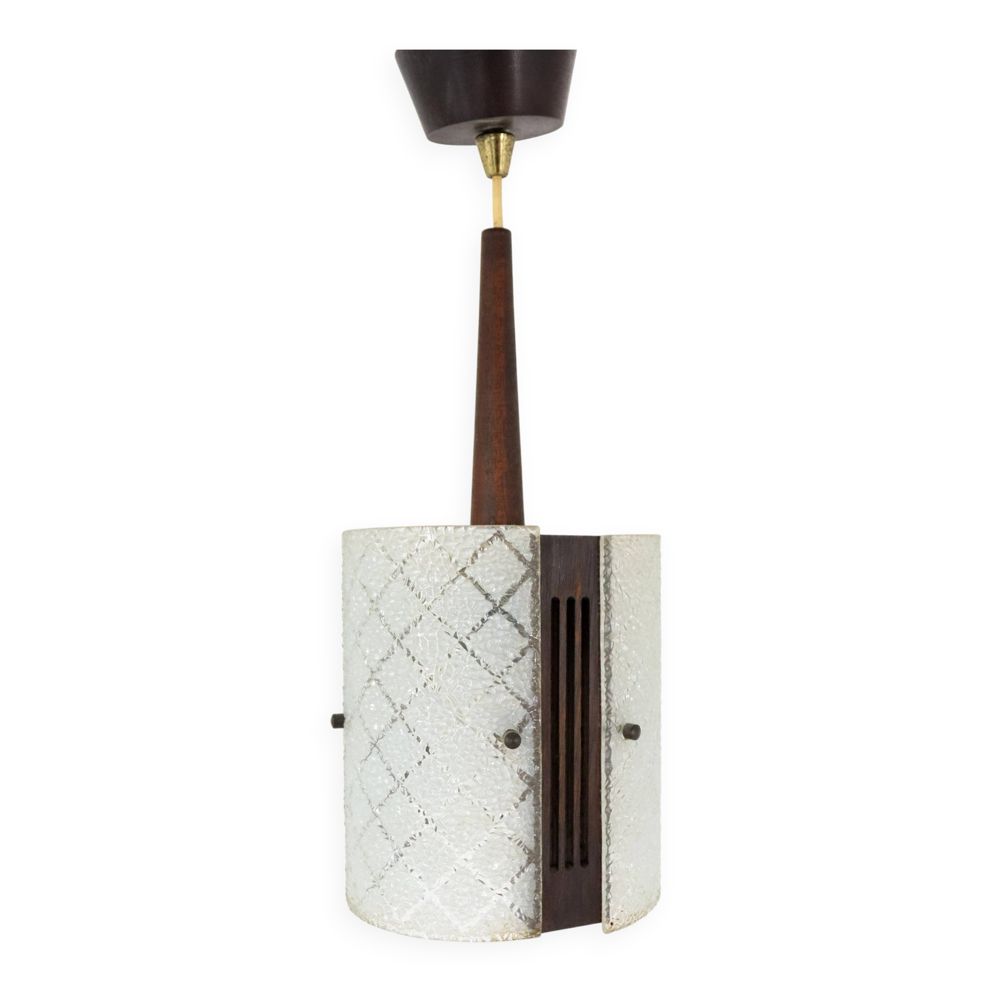 vintage  Glazen hanglamp 'Meerhoven'