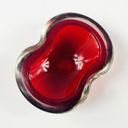 Large Murano Sommerso Glass Bowl or Catch-All / Vide Poche, Italy, 1960s