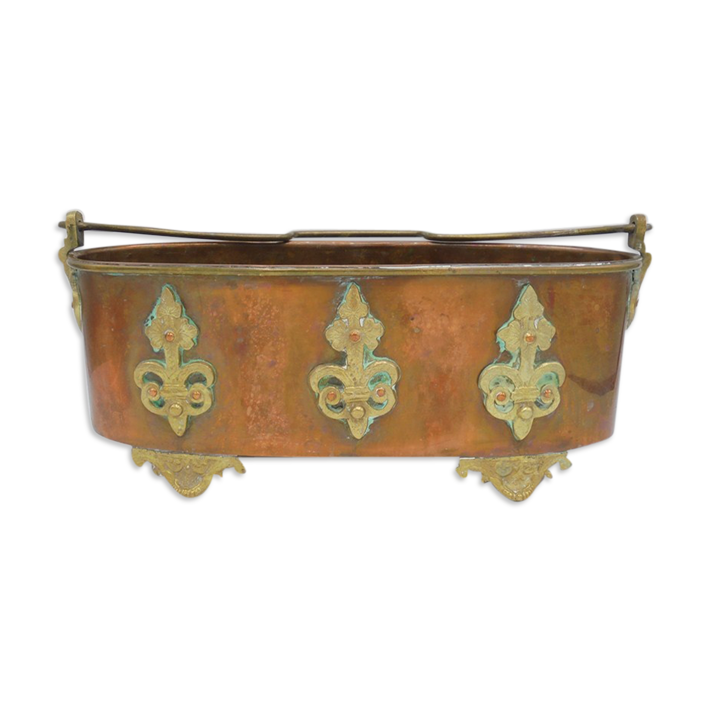 Planter in copper