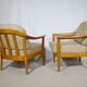 Cherrywood Club Chairs by Klaus Warzecha for Wilhelm Knoll, Set of 2, 1970s