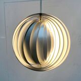 Mid-century modern moon pendant lamp from East Germany by Verner Panton for Erjoka, 1960s.