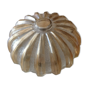 Plafonnier verre irisé
