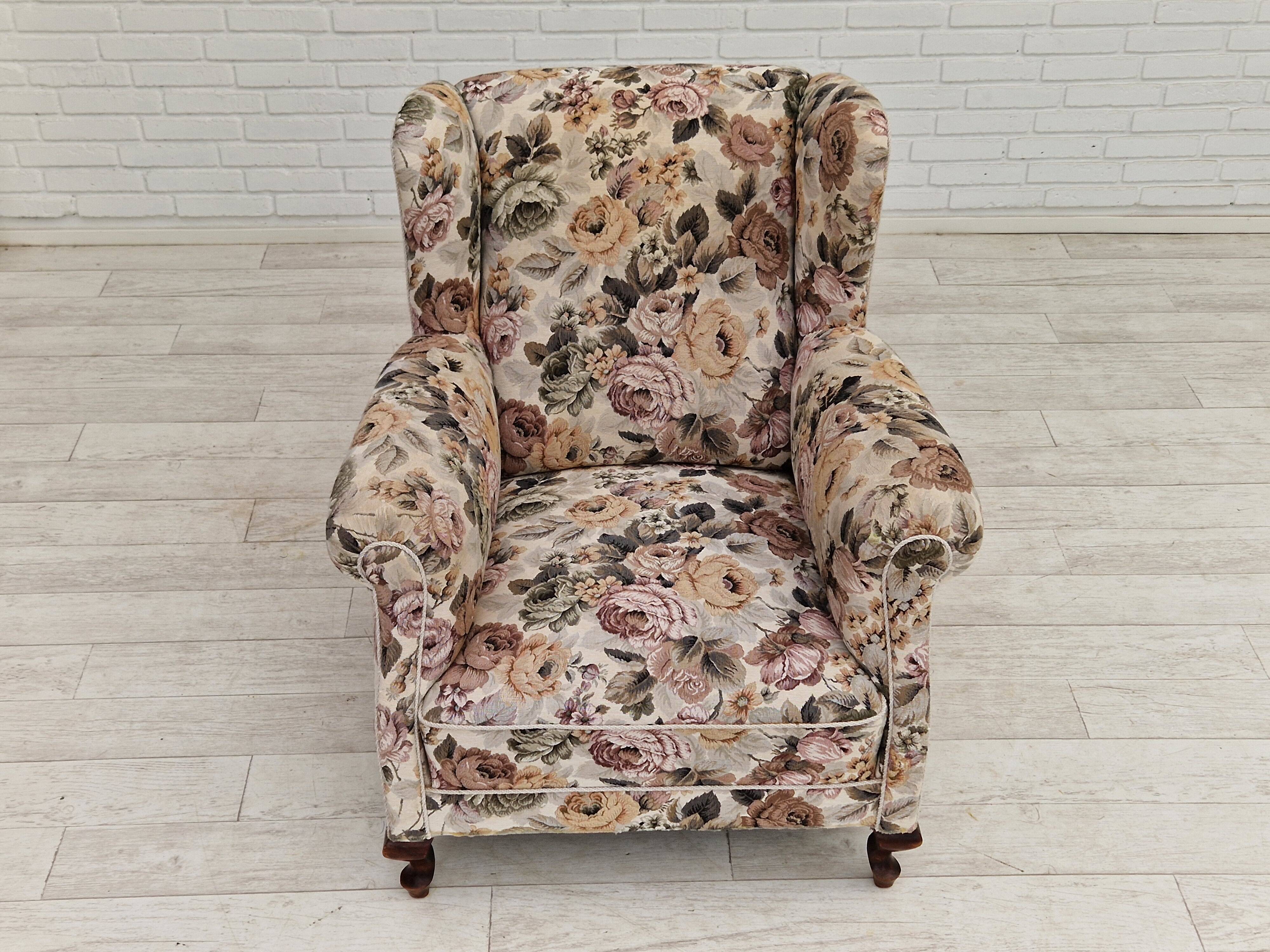 1950s Danish armchair in fabric