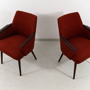 Chaises coquillage vintage, Pologne, années 1960, lot de 2
