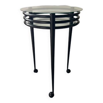 Table d’appoint Pascal Mourgue pour Artelano années 80