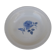 Hollow round dish in sarreguemines blue pink style diam 26.5 cm