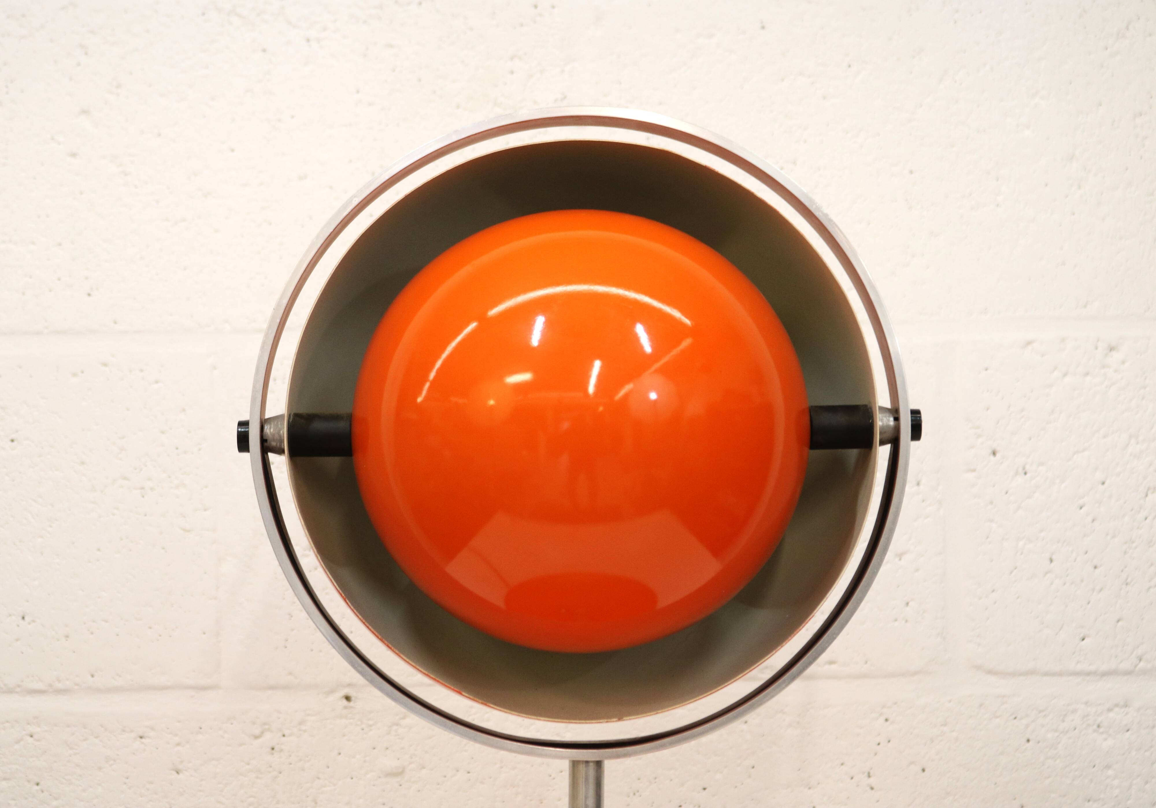 Rare vintage Moonlight space age table lamp by Buch & Jørgensen for Quality