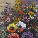 Painting "Floral Harmony" signed Reney – 1st part of the 20th century