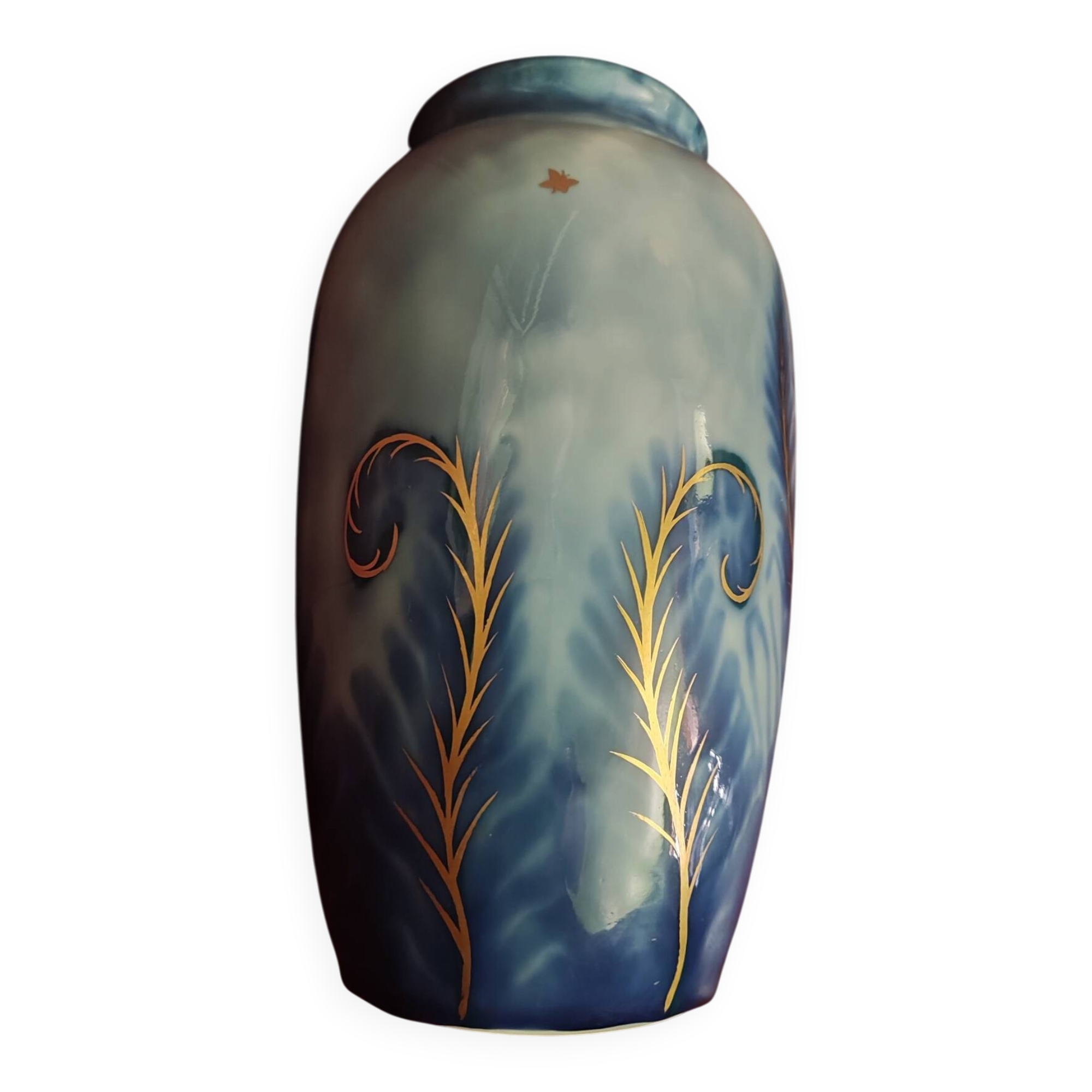 Limoges porcelain vase signed by Camille Tharaud