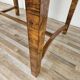 Extendable Art Deco table in olive root