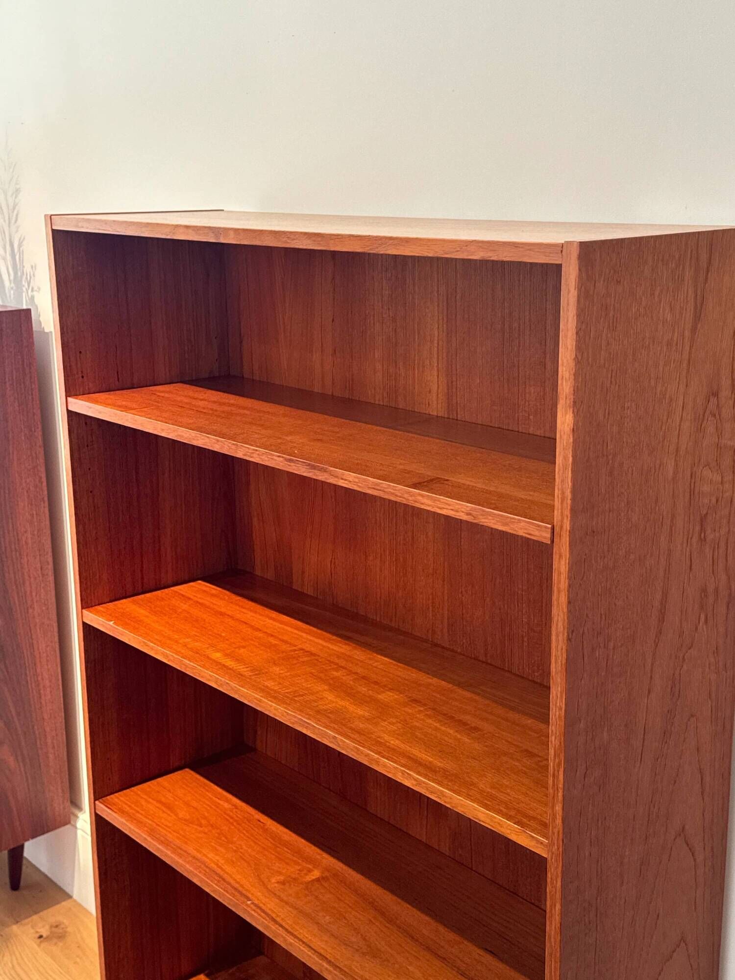 Vintage Scandinavian teak library "Liv"