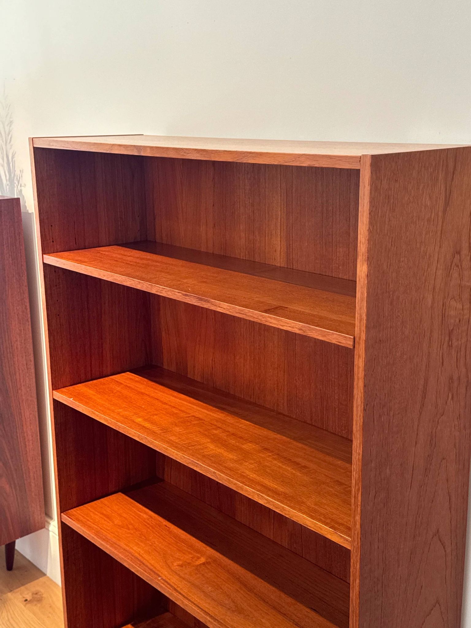 Vintage Scandinavian teak library "Liv"