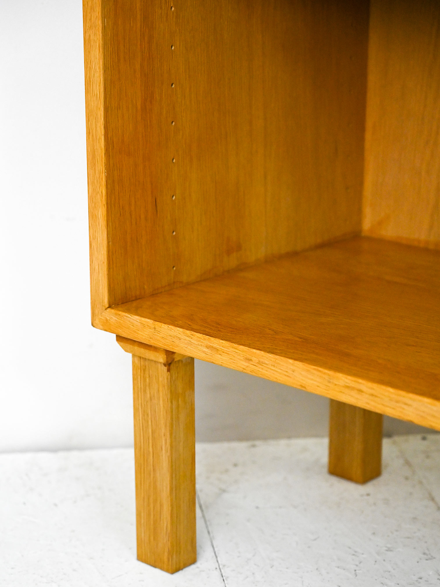Scandinavian oak bookcase