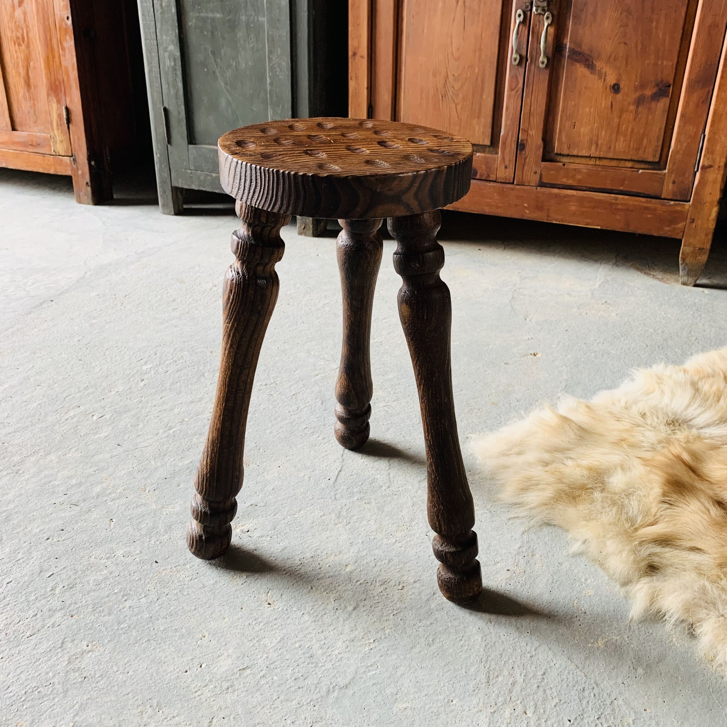 Wooden stool