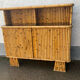 Vintage rattan bamboo bar from the 60s