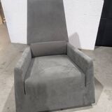 Roset jul line armchair in alcantara