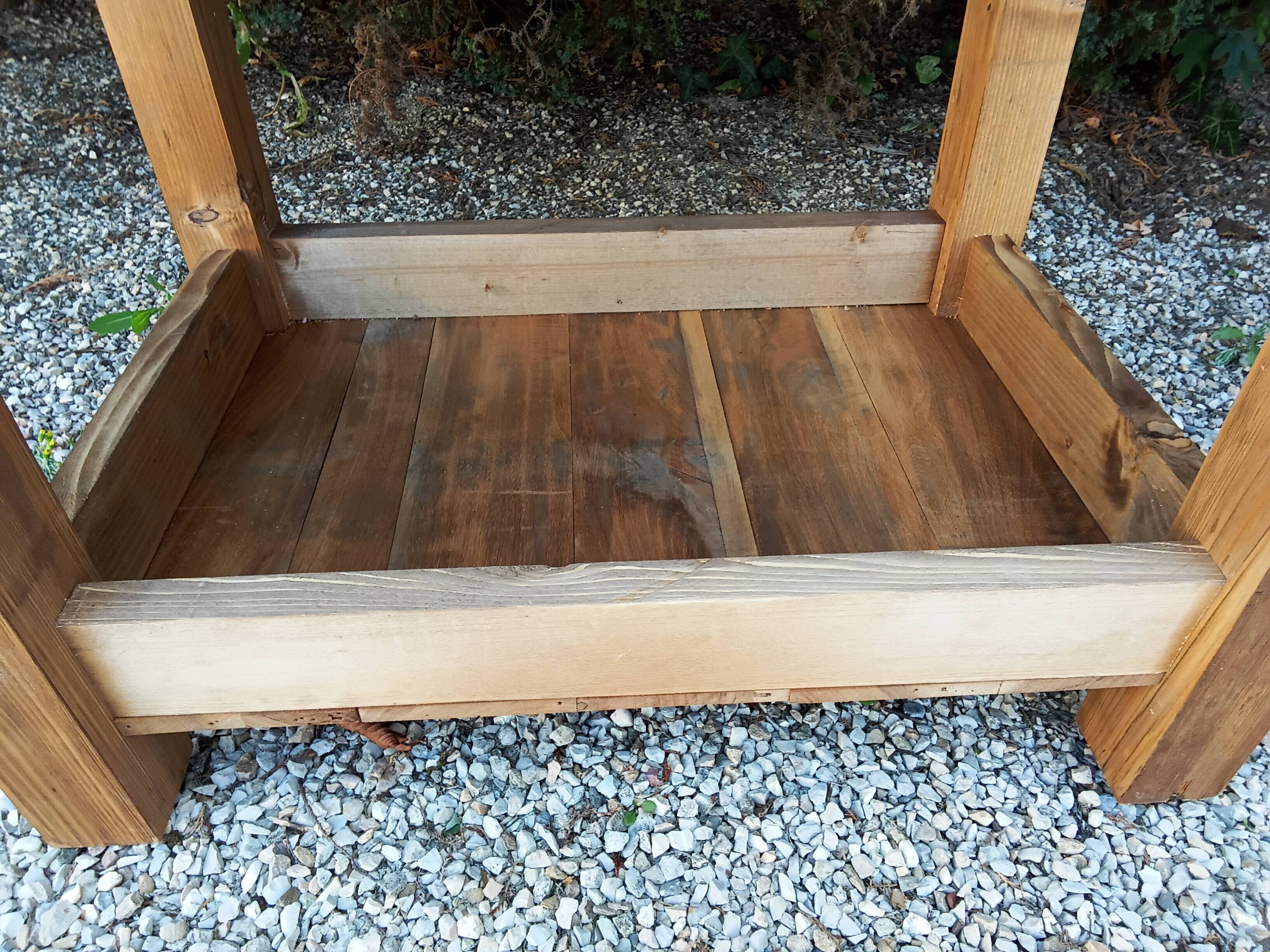 Solid wood table